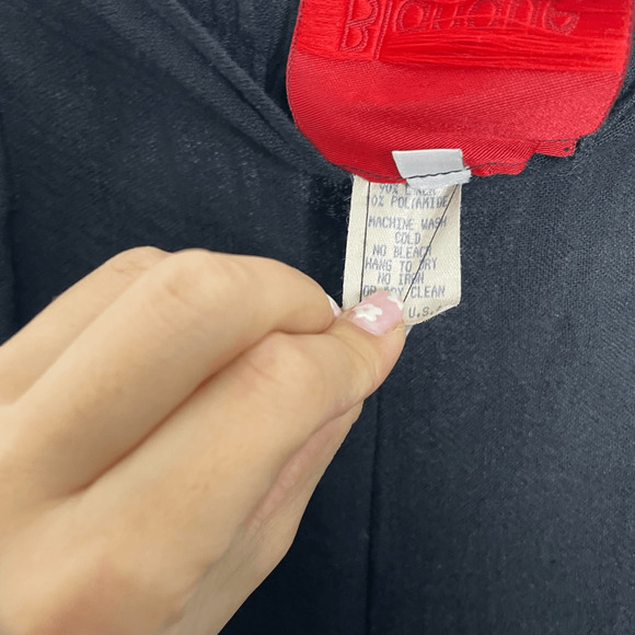 BLANQUE linen blend wide leg pant blank lagenlook gauzy WOMENS 0 small - Picture 5 of 6